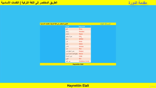 الطريق المختصر إلى اللغة التركية | المستوى الأول – Screenshot 3