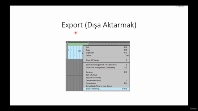 Müzik bilmeyenler için Prodüksiyon - Ableton Live 10 Eğitimi – Screenshot 2