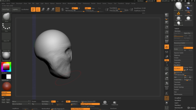 Curso de Introdução ao ZBrush – Screenshot 2