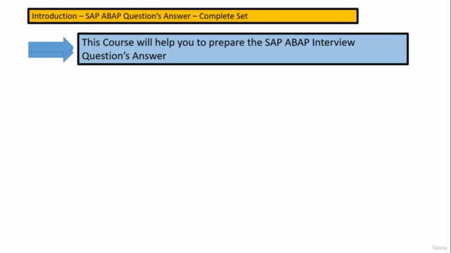 SAP ABAP INTERVIEW QUESTIONS ANSWERS MADE EASY – Screenshot 1