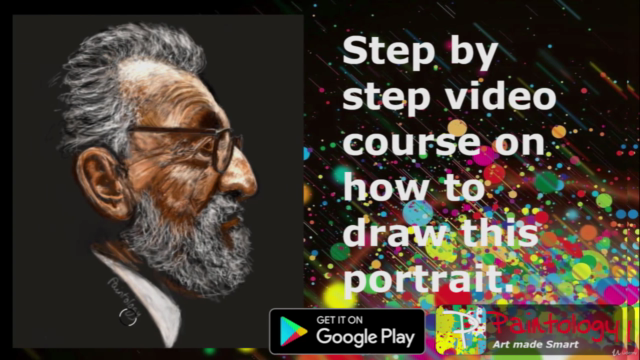 Draw a portrait with Paintology and improve drawing skills – Screenshot 1