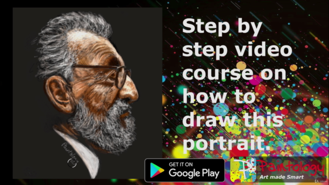 Draw a portrait with Paintology and improve drawing skills – Screenshot 2