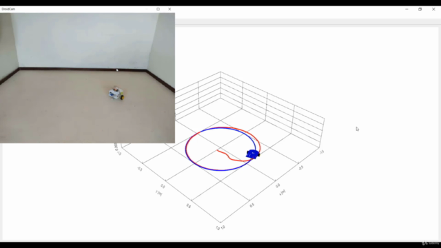 Robot móvil diferencial: Navegación Autónoma – Screenshot 1