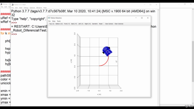 Robot móvil diferencial: Navegación Autónoma – Screenshot 2