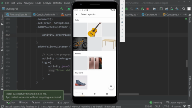 Android Firebase Firestore - Masterclass - Build a Shop App – Screenshot 2