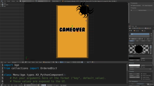 UPBGE 0.2.5: Desenvolva jogos completos - Utilizando python – Screenshot 2