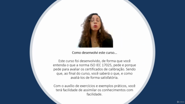 Curso de Verificação do Certificado de Calibração – Screenshot 3