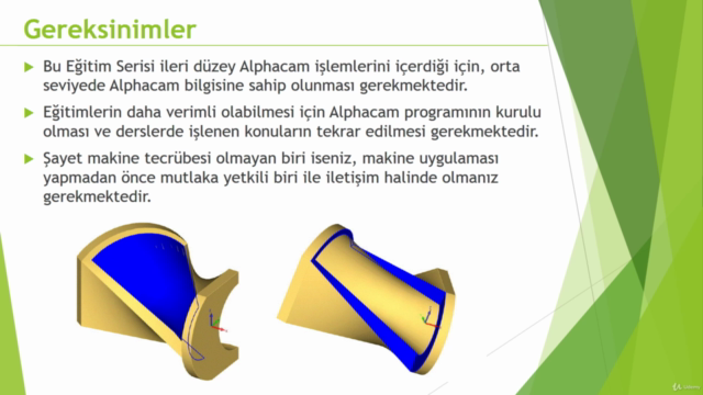 İleri Düzey Alphacam Eğitimi – Screenshot 4