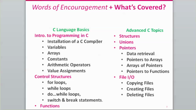 C Language Basic to Advance Course in English