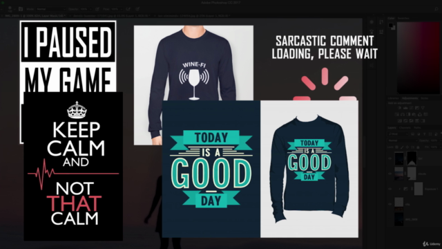 The Complete Photoshop Course for T-shirt Designing – Screenshot 3