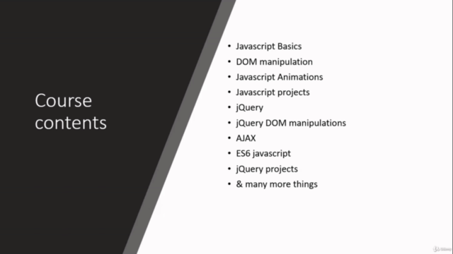 Complete Javascript development Bootcamp 2021 with projects – Screenshot 4
