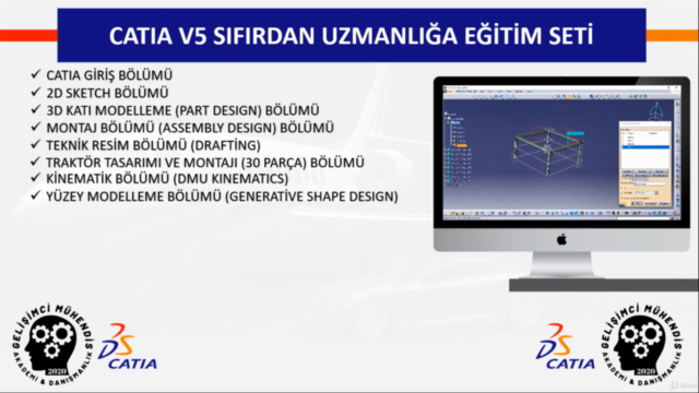 Catia A-Z™ | Sıfırdan Uzmanlığa Catia Eğitimi Tasarım&Analiz – Screenshot 4