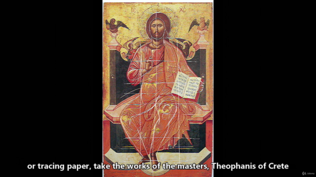 Byzantine Iconography Series 6: Drawing Seated Figures – Screenshot 1