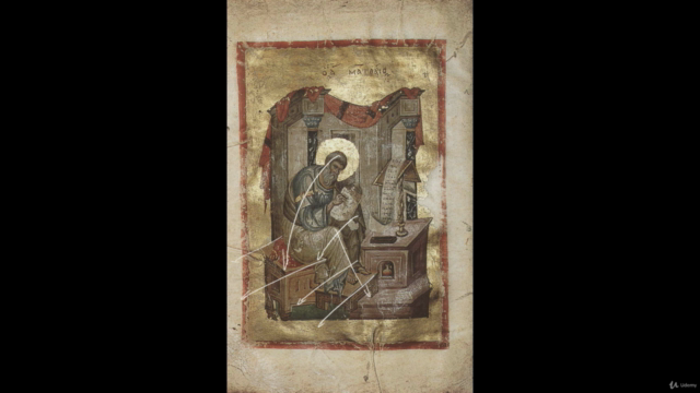 Byzantine Iconography Series 6: Drawing Seated Figures – Screenshot 2