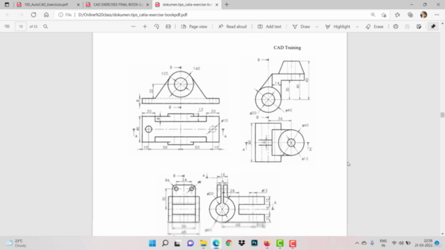 Complete AutoCAD 2021 course : [Both 2D and 3D]-MECHANICAL - Screenshot_04
