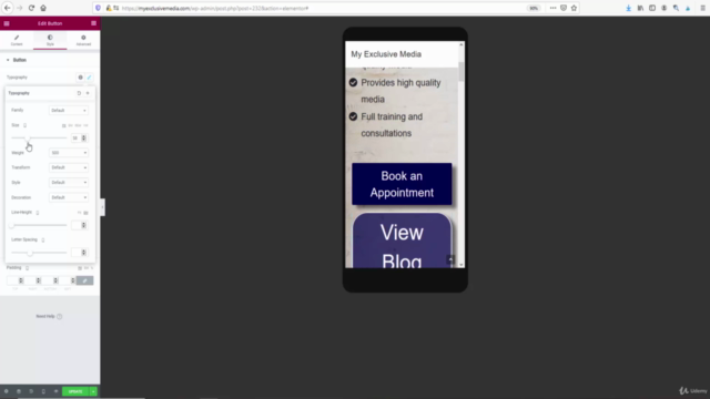 Build a WordPress business website with appointments booking – Screenshot 4