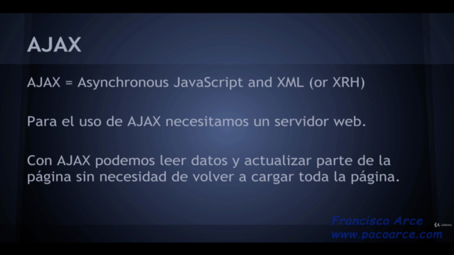Trabajando con datos en la Web – Screenshot 2