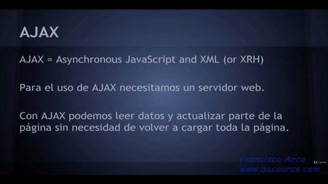 Trabajando con datos en la Web – Screenshot 3