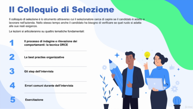 Il colloquio di selezione – le tecniche dell’intervista – Screenshot 4