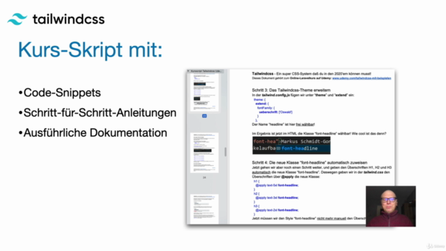 Tailwind CSS Einführung - eine neue Art CSS zu denken! – Screenshot 3