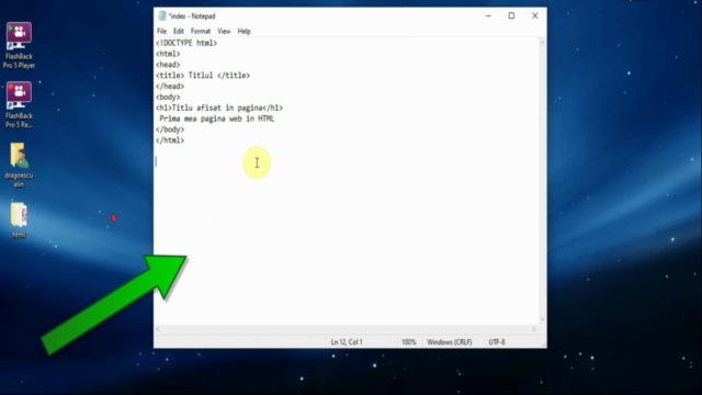 Curs HTML/ CSS, Cum se poate construi o pagina web de la 0 – Screenshot 2