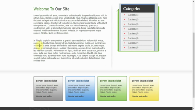 Curs HTML/ CSS, Cum se poate construi o pagina web de la 0 – Screenshot 4