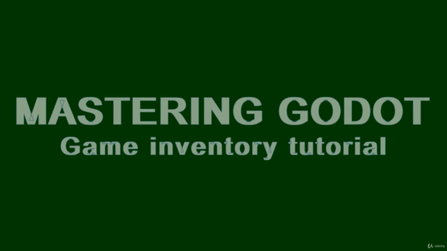 The inventory system in computer games [GODOT game engine] – Screenshot 1