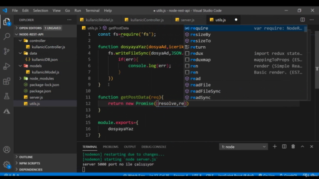 Uygulamalı NODEJS ve DENO Eğitimi – Screenshot 1