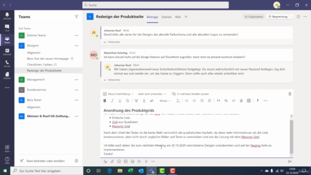 Microsoft Teams Komplettkurs - Vom Einsteiger zum Profi – Screenshot 2