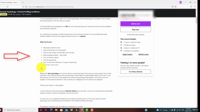 Forensic Psychology : Criminal Profiling Certificate – Screenshot 3