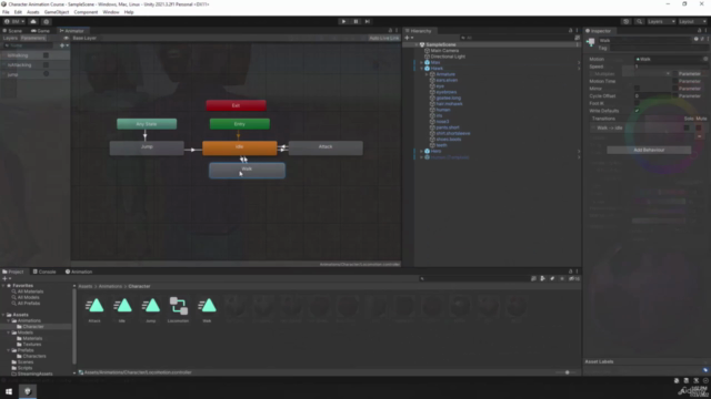 Low-Poly Character Modeling & Animation in Blender for Unity – Screenshot 3