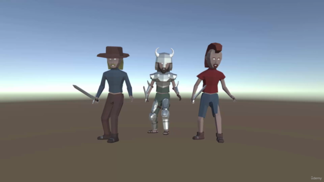 Low-Poly Character Modeling & Animation in Blender for Unity – Screenshot 4