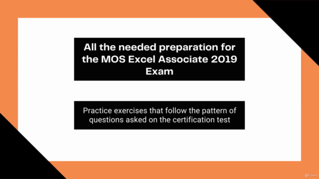 MOS Excel Associate Certification MO-200: Master Concepts – Screenshot 3