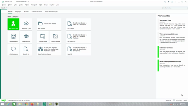 SAGE 50C CIEL Gestion commerciale prémium 2020 – Screenshot 1