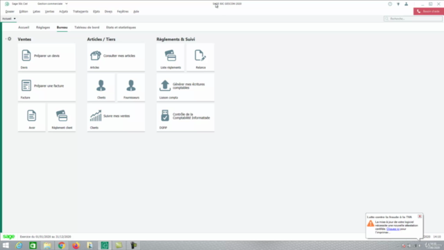 SAGE 50C CIEL Gestion commerciale prémium 2020 – Screenshot 4