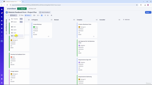 Smartsheet Project Management- The Complete Beginners Course – Screenshot 2
