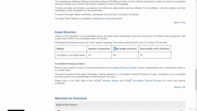 ISTQB Agile Tester Foundations preparation course (CTFL-AT) – Screenshot 1