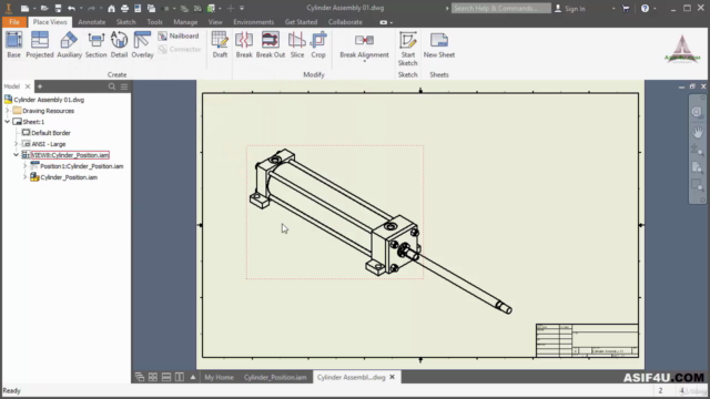 Autodesk Inventor 2021 / 2022 - Advanced Drawing Training – Screenshot 1