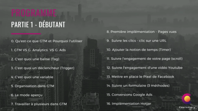 Masterclass : Google Tag Manager (GTM) – Screenshot 4