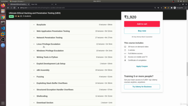 Ultimate Ethical Hacking and Penetration Testing (UEH) – Screenshot 2