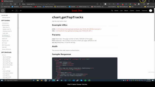 Spotify REST API Project With Python – Screenshot 2