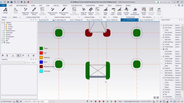 RC Building Design using Tekla Structural Designer – Screenshot 2