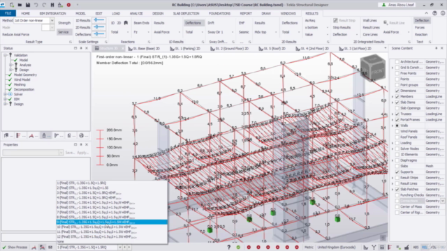 RC Building Design using Tekla Structural Designer – Screenshot 3