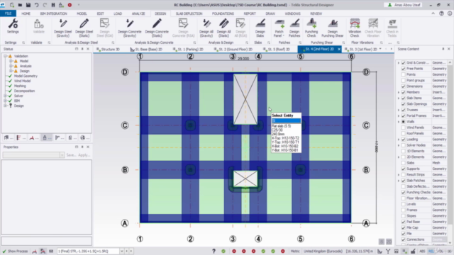RC Building Design using Tekla Structural Designer – Screenshot 4