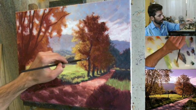 Impressionism: Paint this Countryside Path in Oil or Acrylic – Screenshot 3