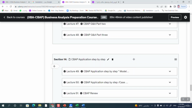 (IIBA-CBAP) Certified Business Analysis Course. – Screenshot 2