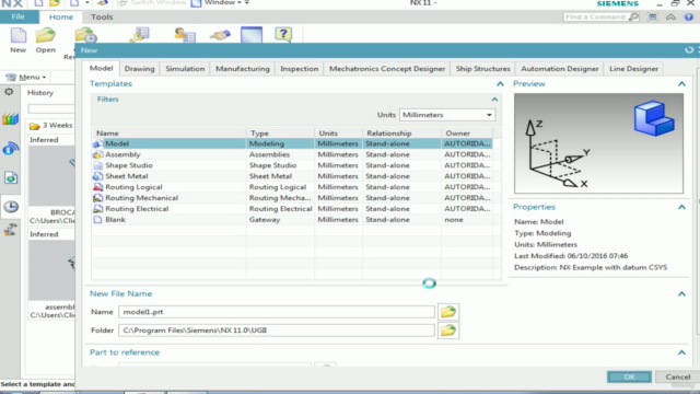 Siemens NX 11 - Fundamentos - Screenshot_01