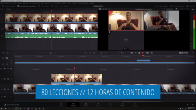 DaVinci Resolve en 100 días – Screenshot 1