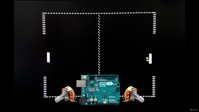 Construindo um Videogame SUPER-PONG com Arduino – Screenshot 3