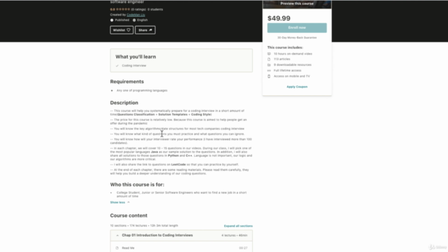 Coding Interview Bootcamp: Algorithms (Java, Python, C++) – Screenshot 2